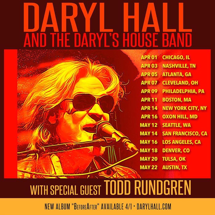 Todd Rundgren and Daryl Hall on Tour 2022